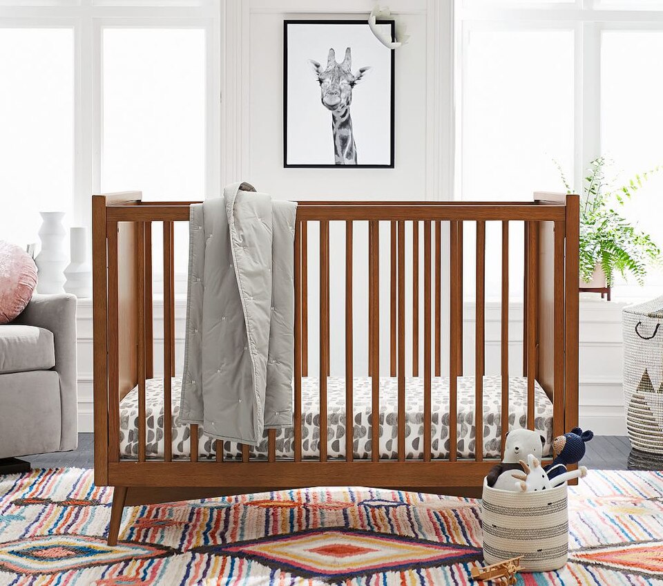 West Elm x PBK MidCentury Cot Pottery Barn Kids Australia